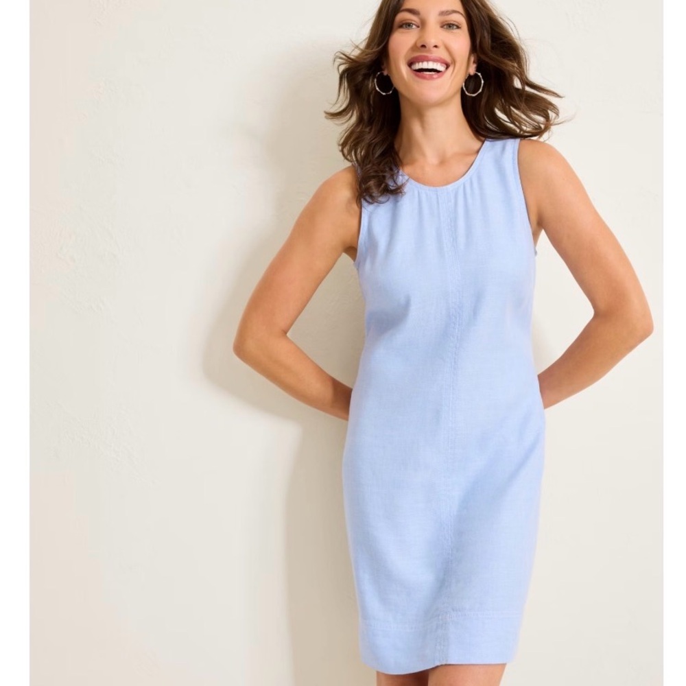 Tommy Bahama Blue Sleeveless Dress